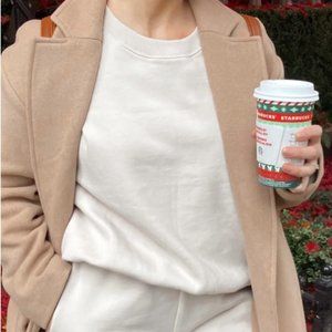 WILFRED FREE FLEECE CREW SWEATSHIRT